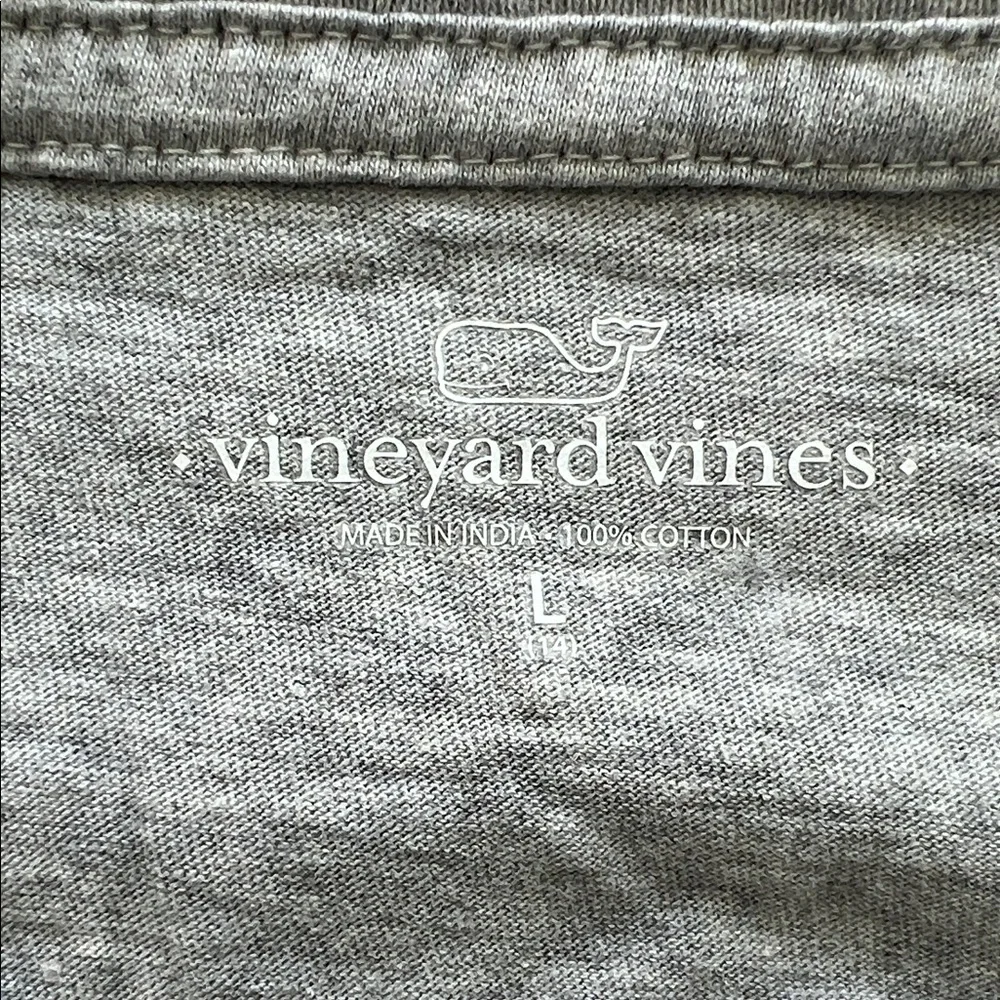 Vineyard Vines Heather Gray Pocket Tee - Picture 5 of 5